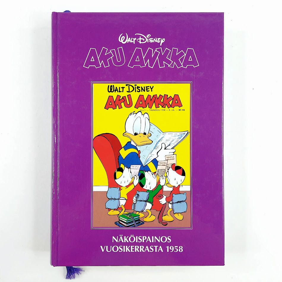 Aku Ankka: Näköispainos vuosikerrasta 1958