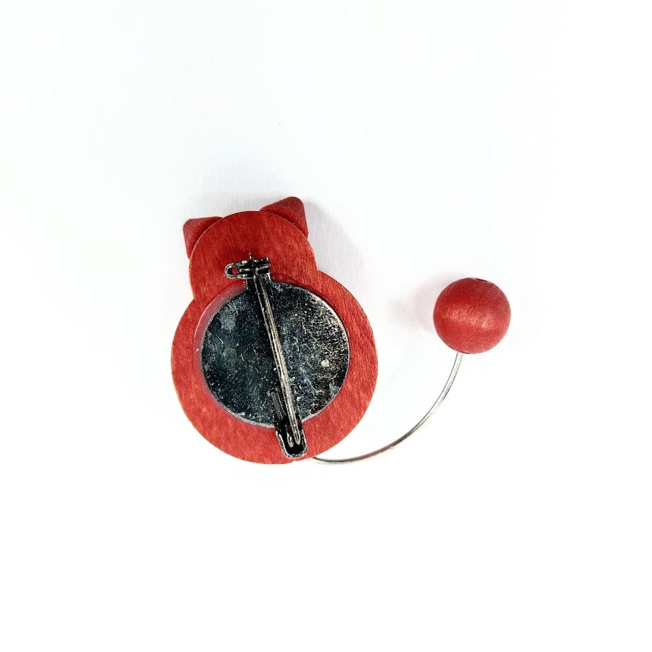 Aarikka Felix rintakoru punainen