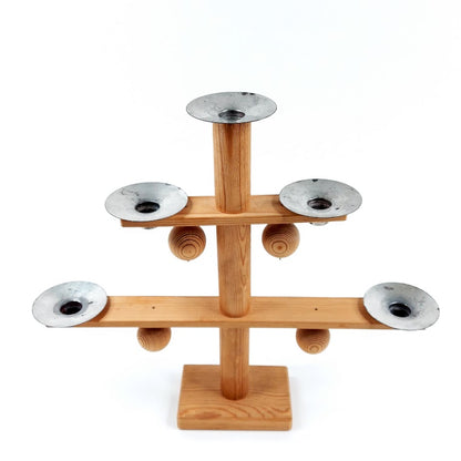 Aarikka vintage kynttelikkö joulukuusi