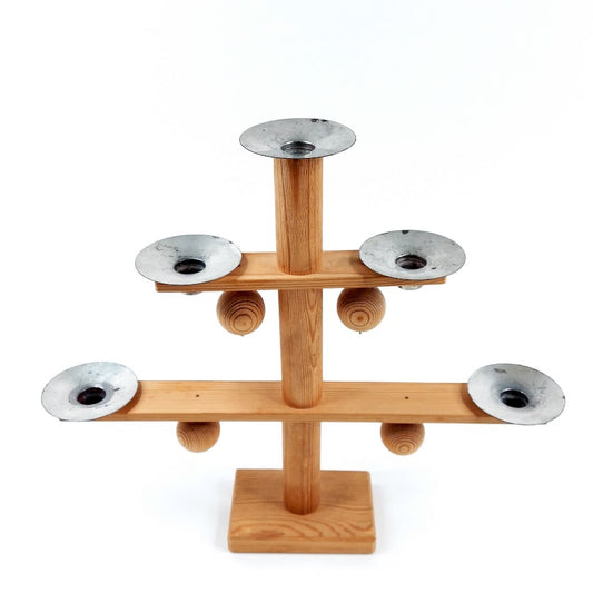 Aarikka vintage kynttelikkö joulukuusi