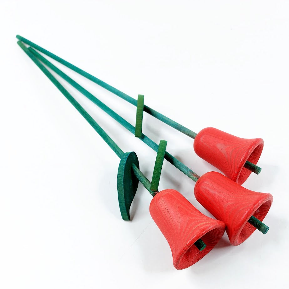 Aarikka puiset tulppaanit 3 kpl