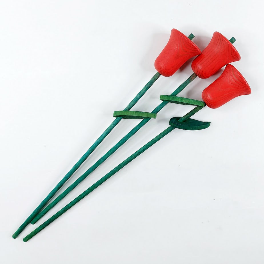 Aarikka puiset tulppaanit 3 kpl