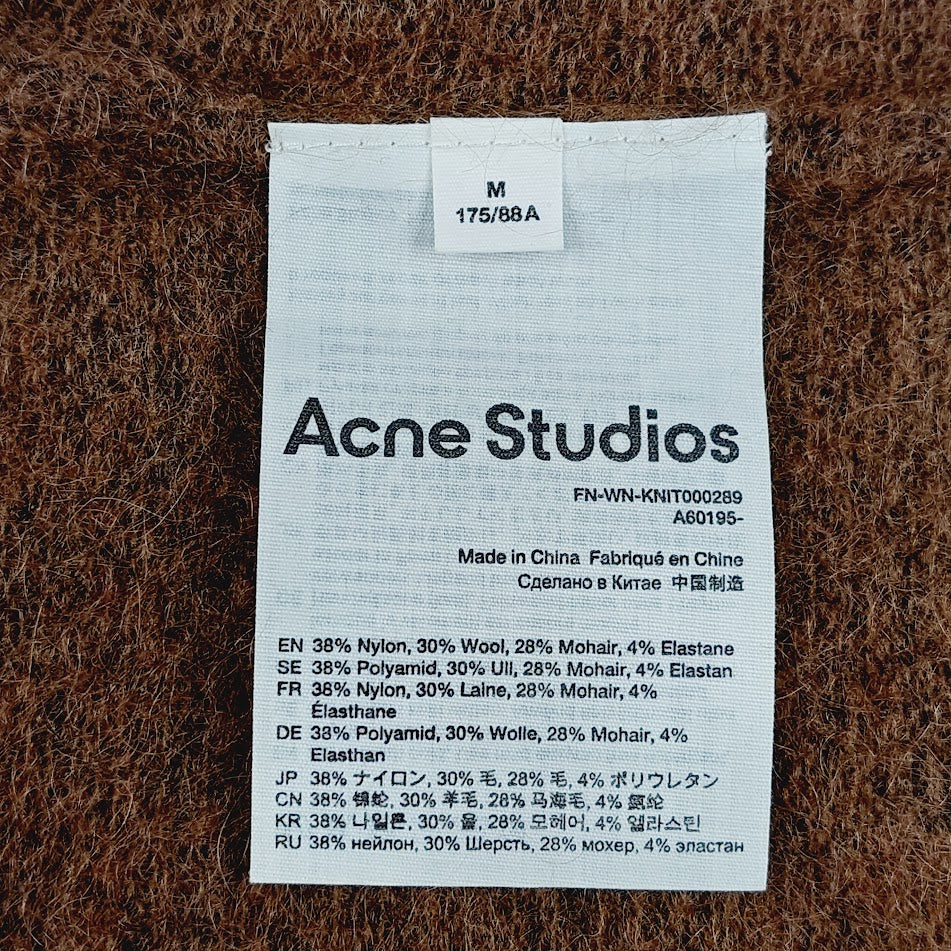 Acne Studios mohairsekoiteneulepusero koko M