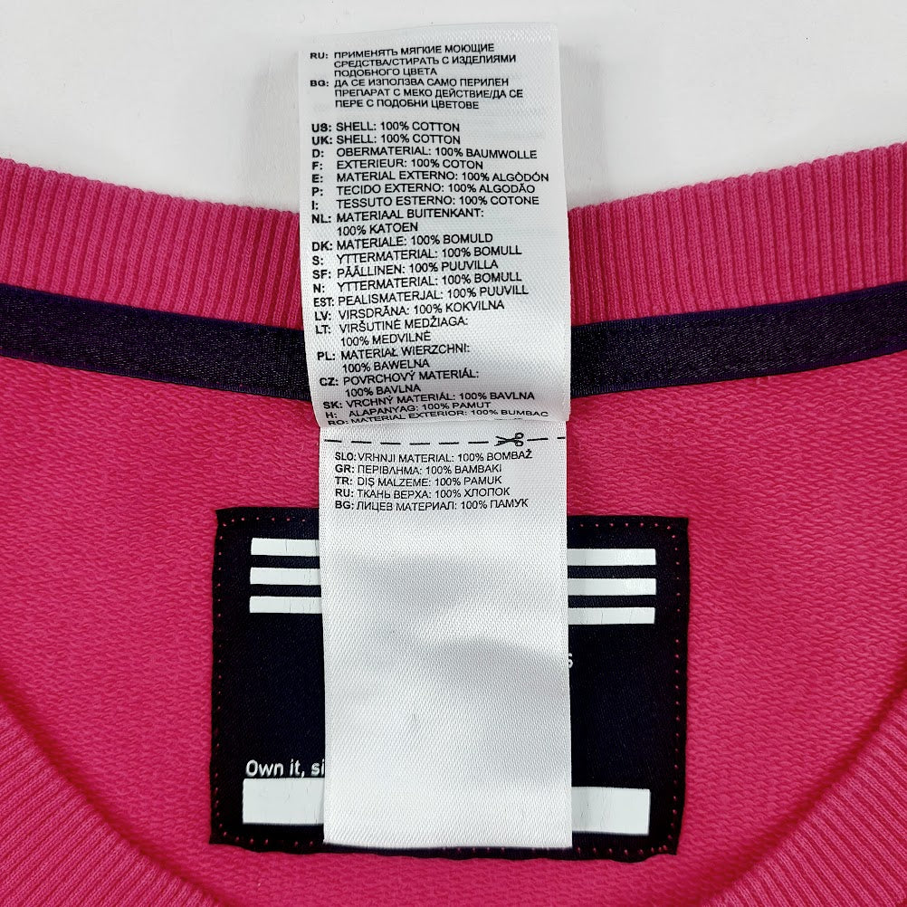 Adidas collegepaita koko S