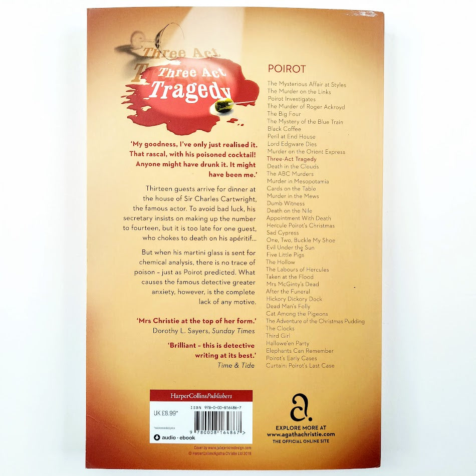 Agatha Christie: Three Act Tragedy