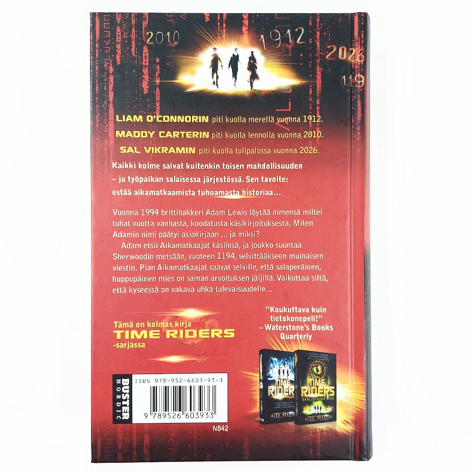 Alex Scarrow: Time Riders - Tuomiopäivän koodi