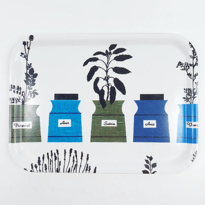 Almedahls Persons Kryddskåp tarjotin 20x27 cm