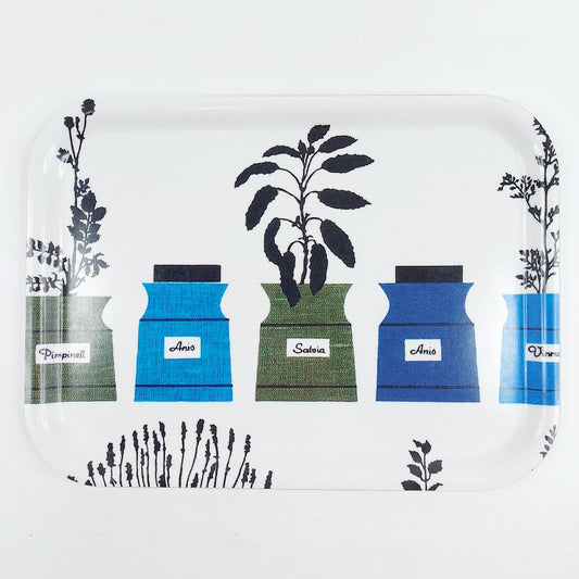 Almedahls Persons Kryddskåp tarjotin 20x27 cm