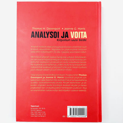 Thomas H. Davenport, Jeanne G. Harris: Analysoi ja voita - Kilpailun uusi tiede