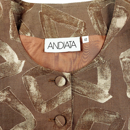 Andiata vintage pellavajakku koko 42