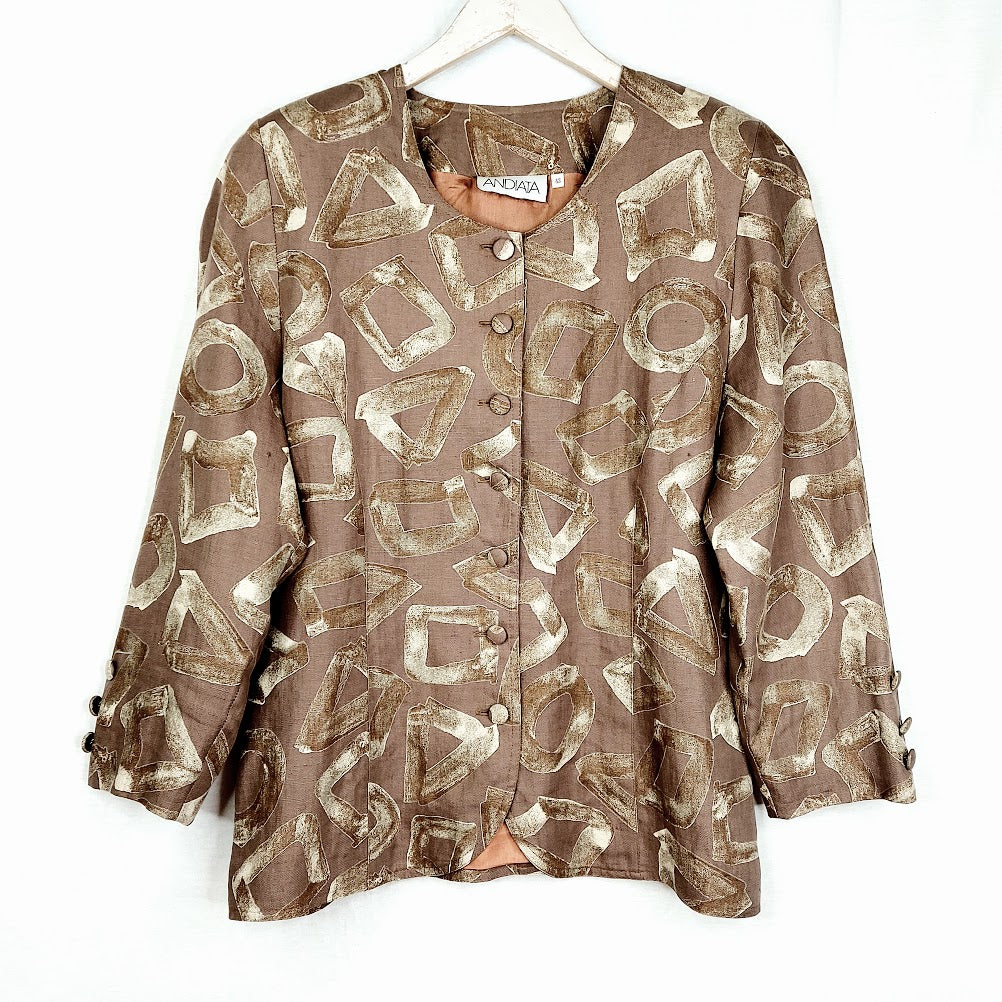 Andiata vintage pellavajakku koko 42