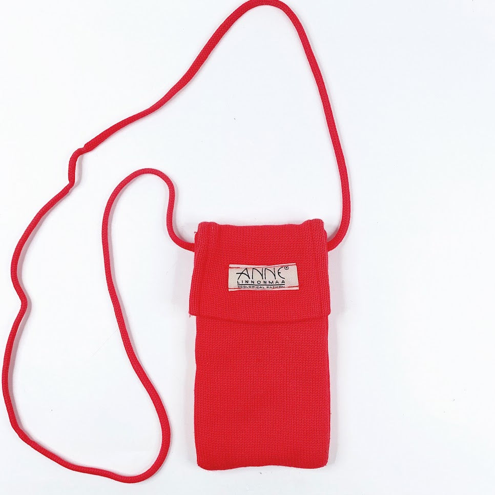 Anne Linnonmaa Ecological Fashion kännykkäpussi