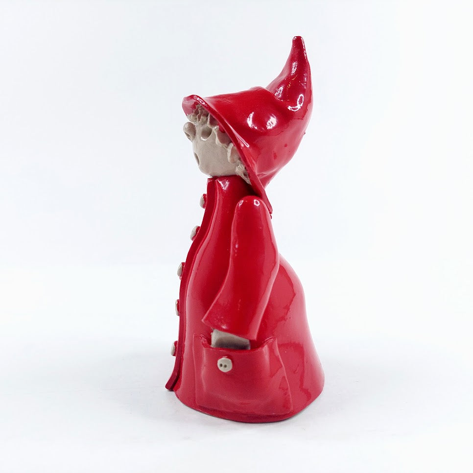 Anne Parkkali keraaminen joulutonttu 14 cm