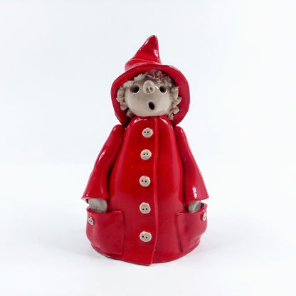 Anne Parkkali keraaminen joulutonttu 14 cm