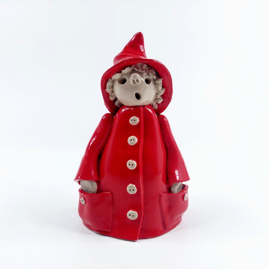 Anne Parkkali keraaminen joulutonttu 14 cm