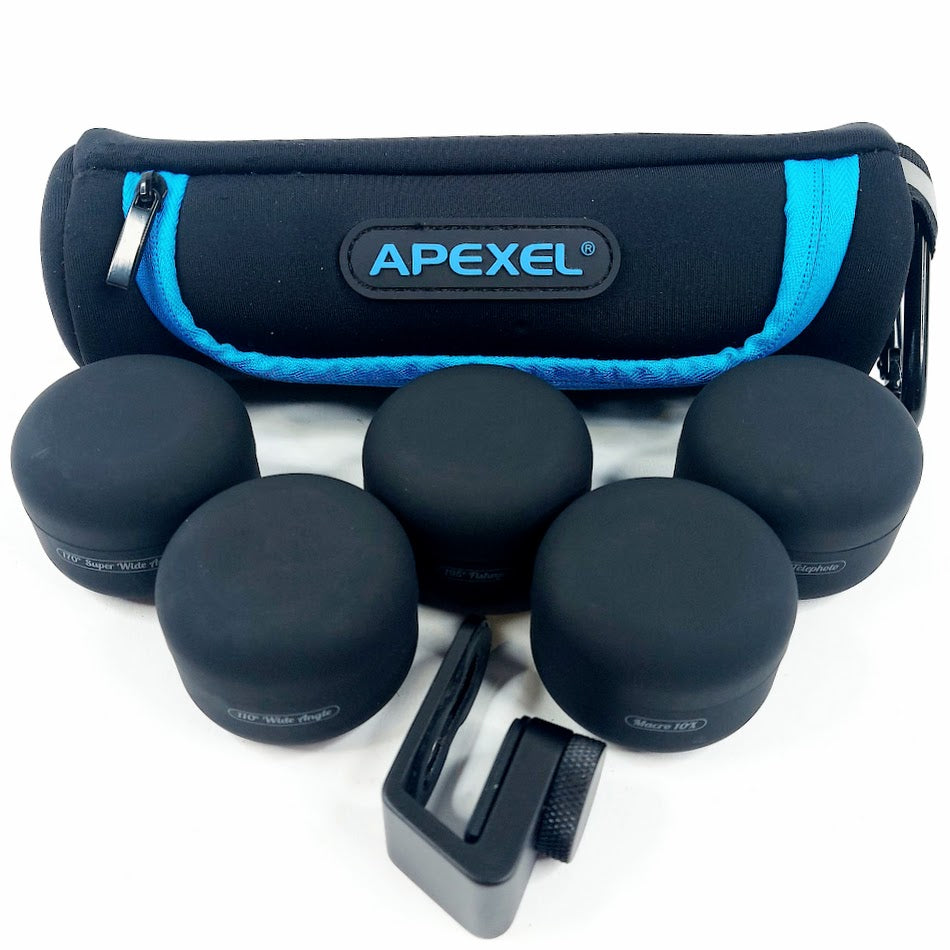 Apexel kuvauslinssisetti älypuhelimelle