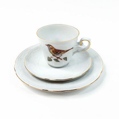 Apilanlehti Pohjolan linnut 1977 kahvikuppisetti 3 osaa