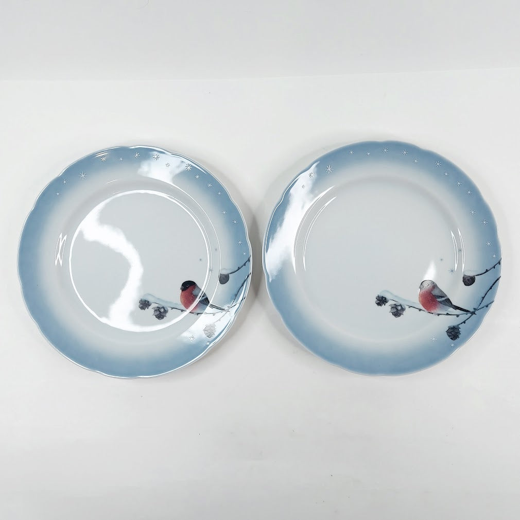 Apilanlehti / Fyrklövern Punatulkku lautanen 26,5 cm 2 kpl