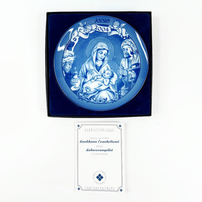 Apilanlehti Luukkaan Evankeliumi 2004 seinälautanen