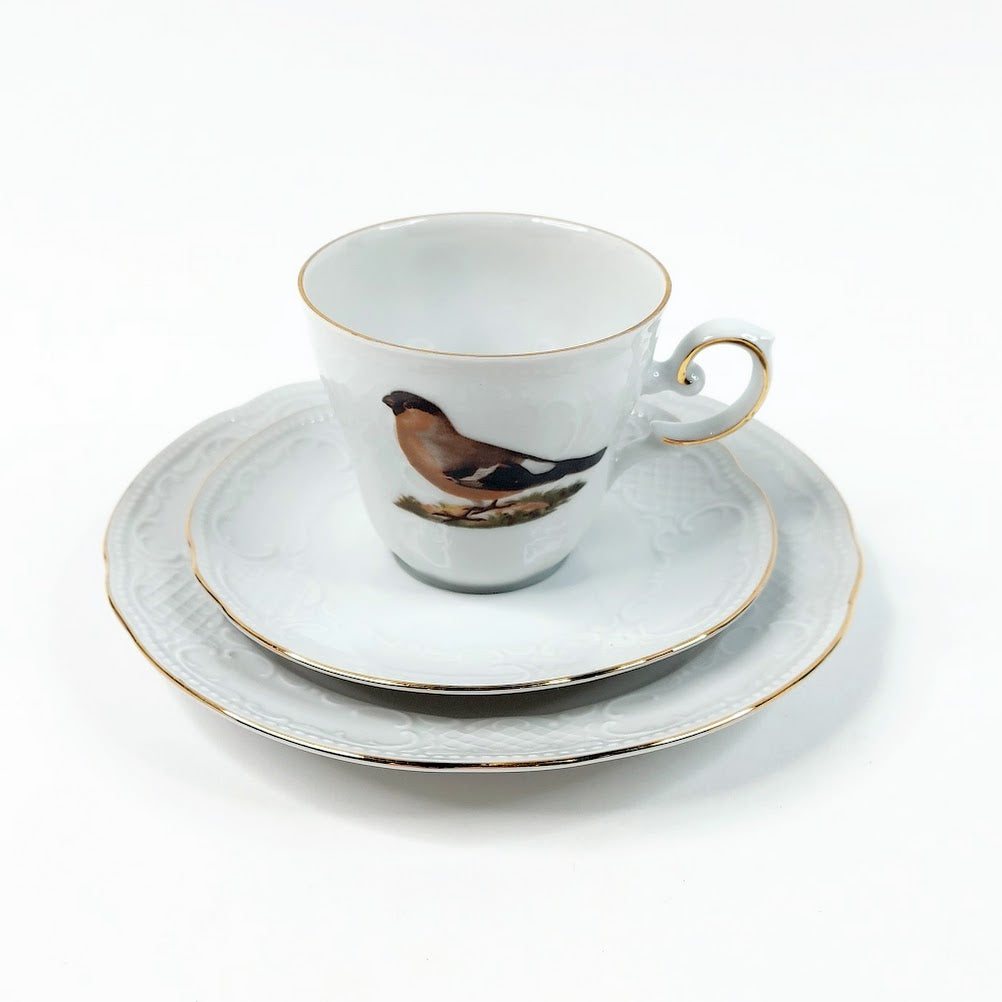 Apilanlehti Pohjolan linnut 1978 kahvikuppisetti 3 osaa