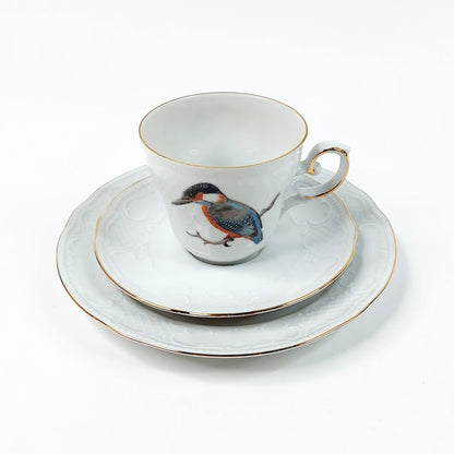 Apilanlehti Pohjolan linnut 1979 kahvikuppisetti 3 osaa