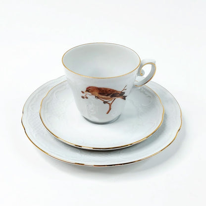 Apilanlehti Pohjolan linnut 1982 kahvikuppisetti 3 osaa