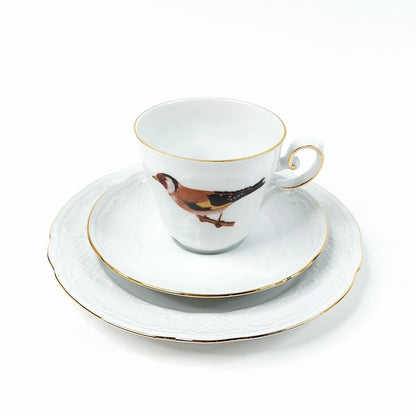 Apilanlehti Pohjolan linnut 1983 kahvikuppisetti 3 osaa