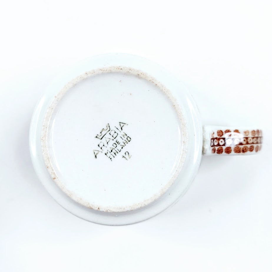 Arabia Ali teekuppisetti 4 - osaa