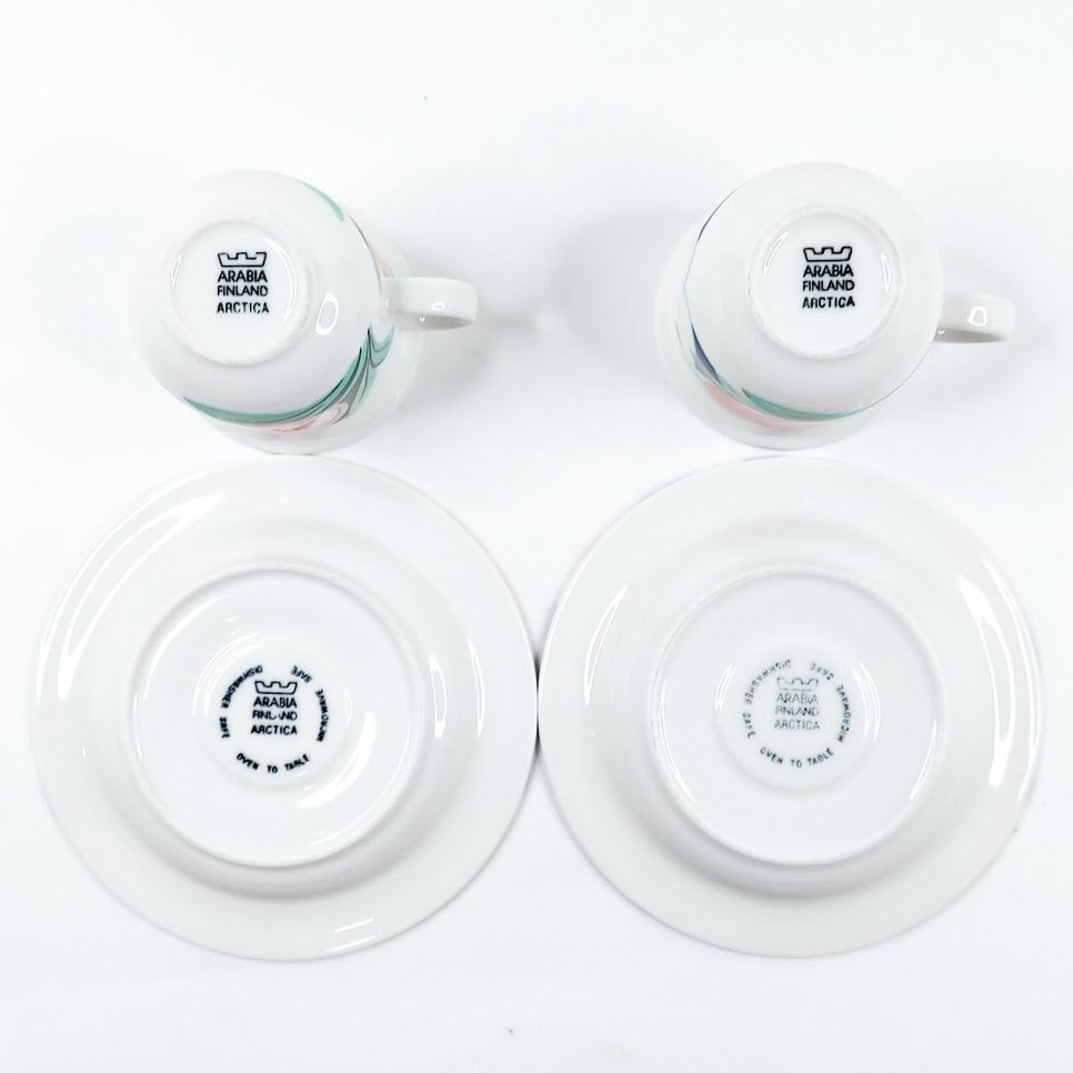Arabia Arctica Poetica kahvikuppisetti 4 osaa