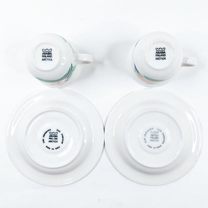 Arabia Arctica Poetica kahvikuppisetti 4 osaa
