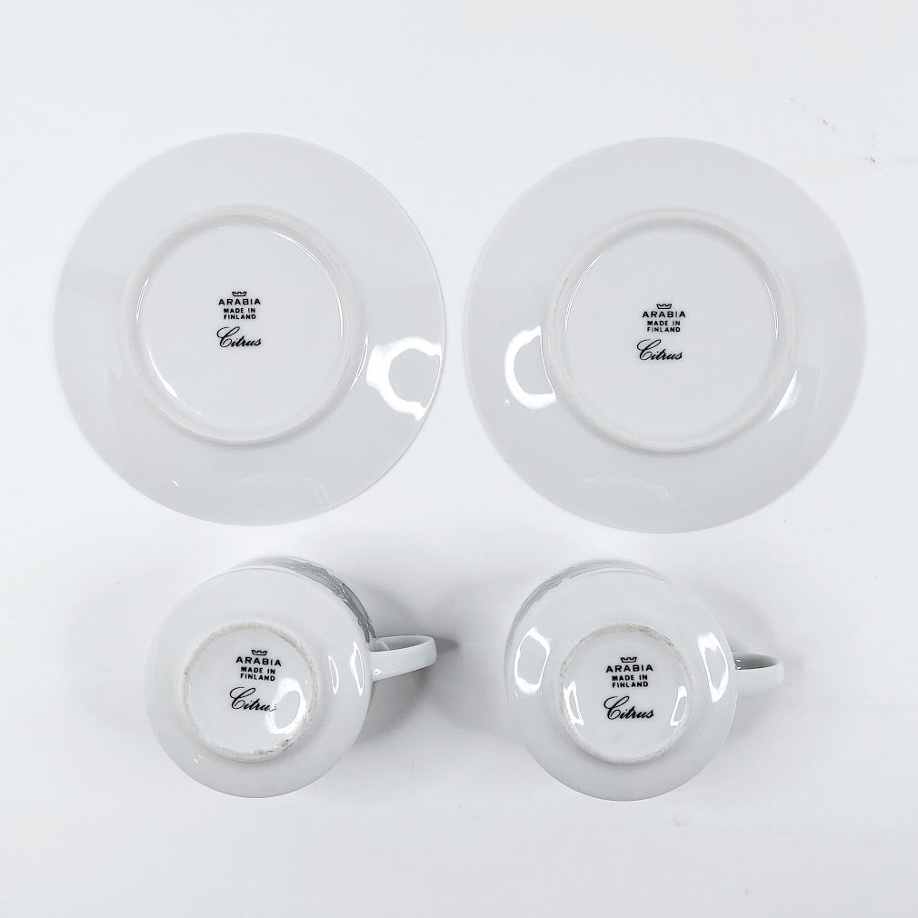 Arabia Citrus kahvikuppisetti 4 osaa