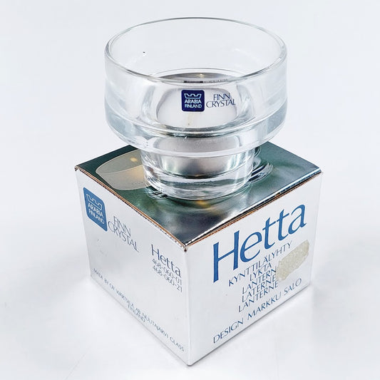 Arabia Finn Crystal Hetta kynttilälyhty