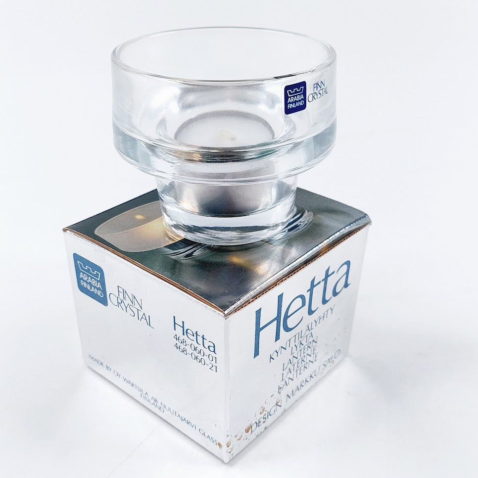 Arabia Finn Crystal Hetta kynttilälyhty