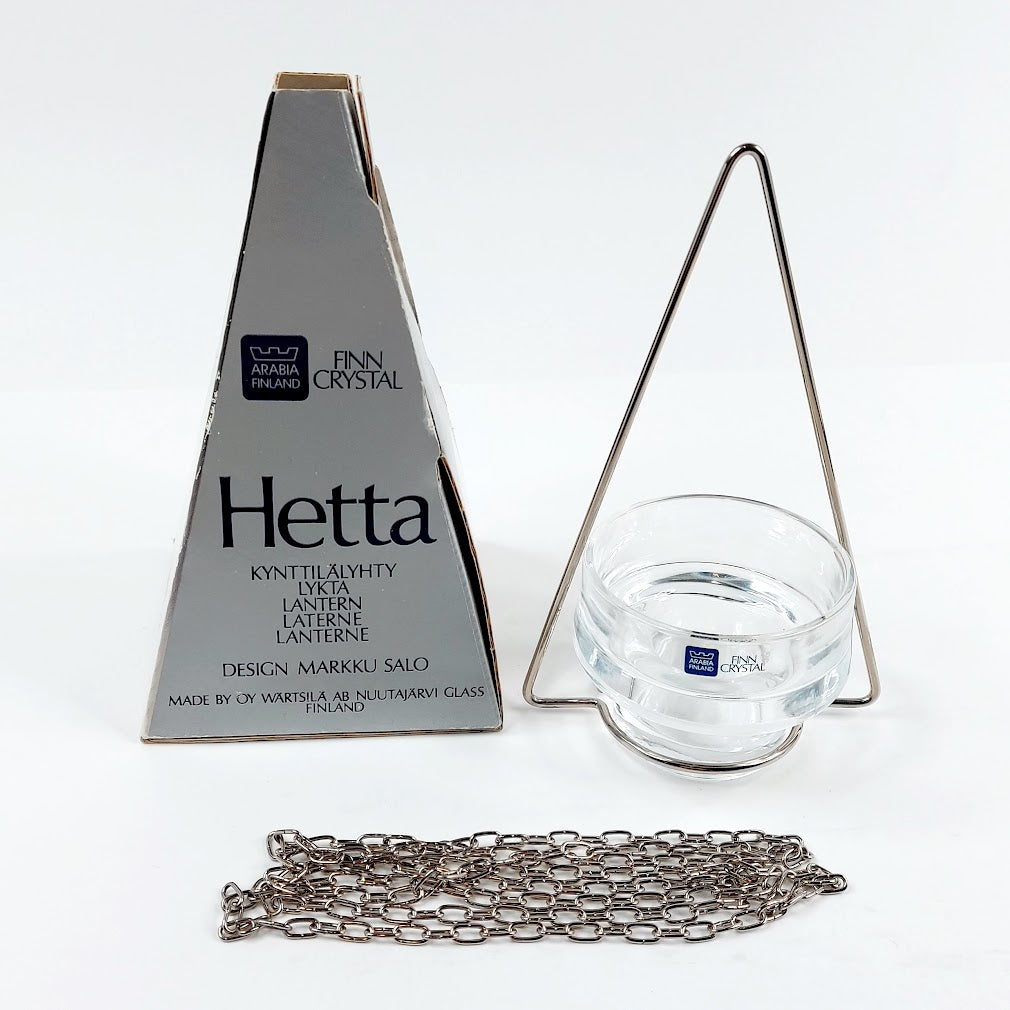 Arabia Finn Crystal Hetta tuikkulyhty