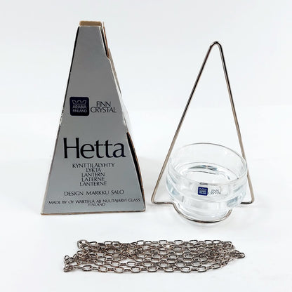 Arabia Finn Crystal Hetta tuikkulyhty