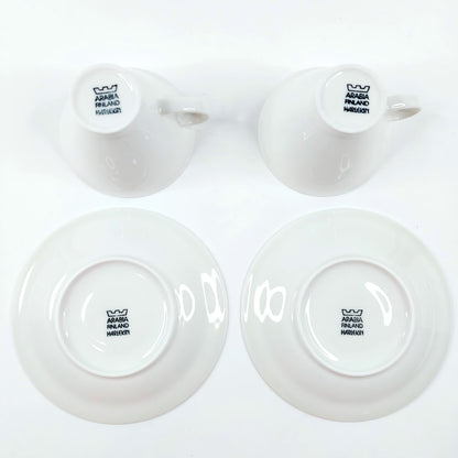 Arabia Harlekin kahvikuppisetti 4 osaa