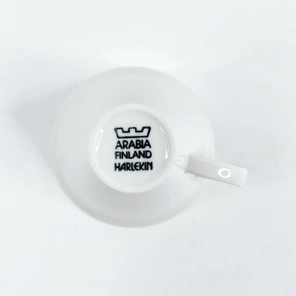 Arabia Harlekin mokkakuppisetti 8 osaa