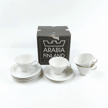 Arabia Harlekin mokkakuppisetti 8 osaa