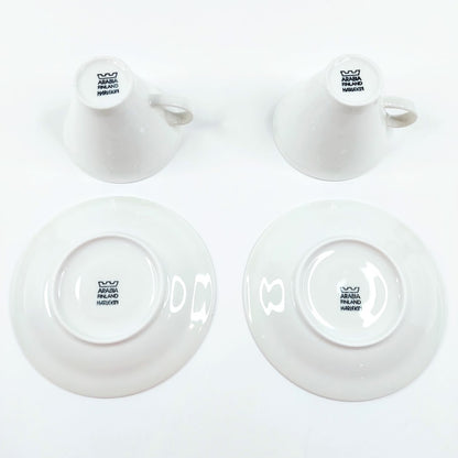 Arabia Harlekin kahvikuppisetti 4 osaa