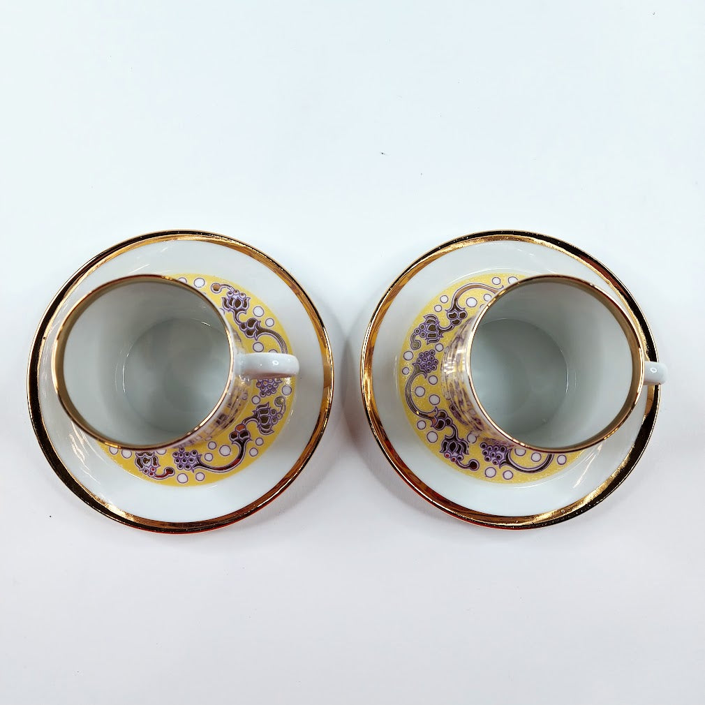 Arabia Iiris mokkakuppi ja lautanen 2 kpl