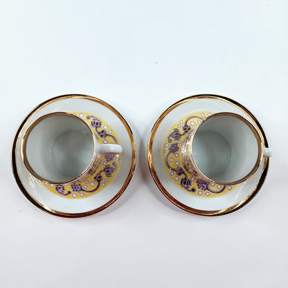 Arabia Iiris mokkakuppi ja lautanen 2 kpl