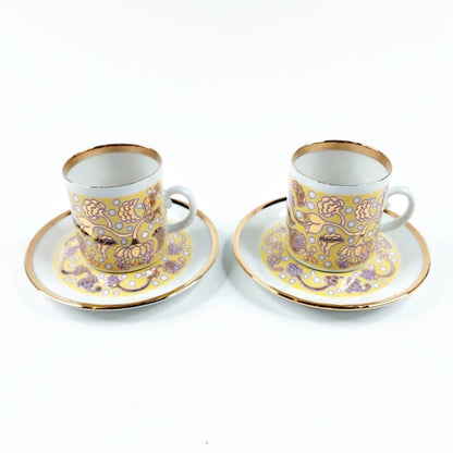 Arabia Iiris mokkakuppi ja lautanen 2 kpl