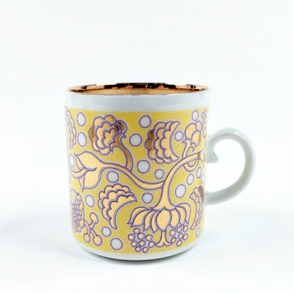 Arabia Iiris mokkakuppi ja lautanen 2 kpl