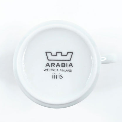 Arabia Iiris mokkakuppi ja lautanen 2 kpl