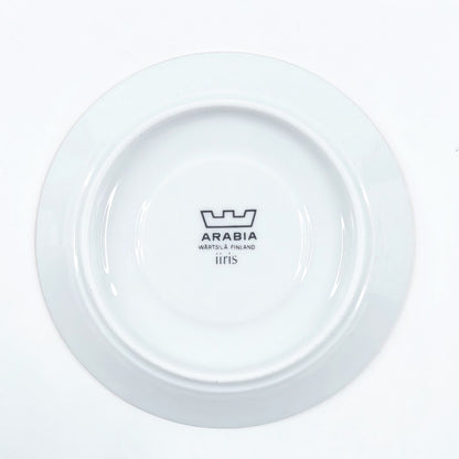 Arabia Iiris mokkakuppi ja lautanen 2 kpl