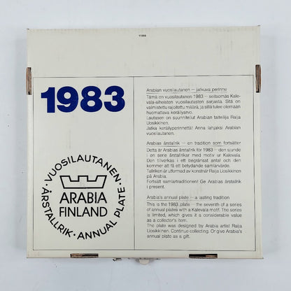 Arabia Kalevala vuosilautanen 1983