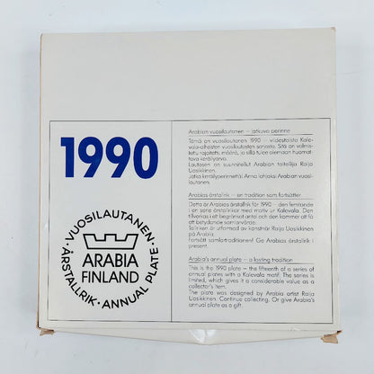 Arabia Kalevala vuosilautanen 1990