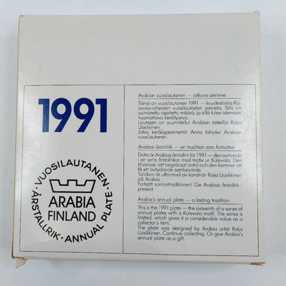 Arabia Kalevala vuosilautanen 1991