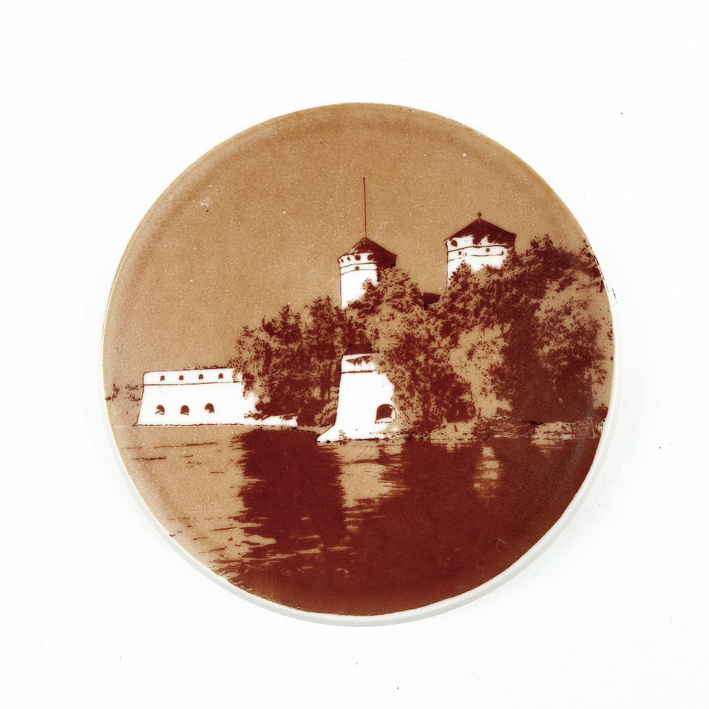 Arabia Kaupunki Savonlinna koristelautanen