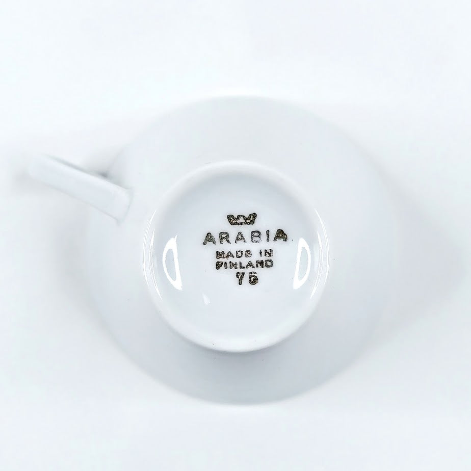 Arabia Lemmikki kahvikuppi ja asetti 2 kpl